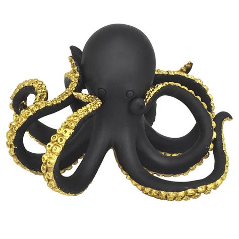 Three Hands Resin Octopus Decoration 29074 The Home Depot