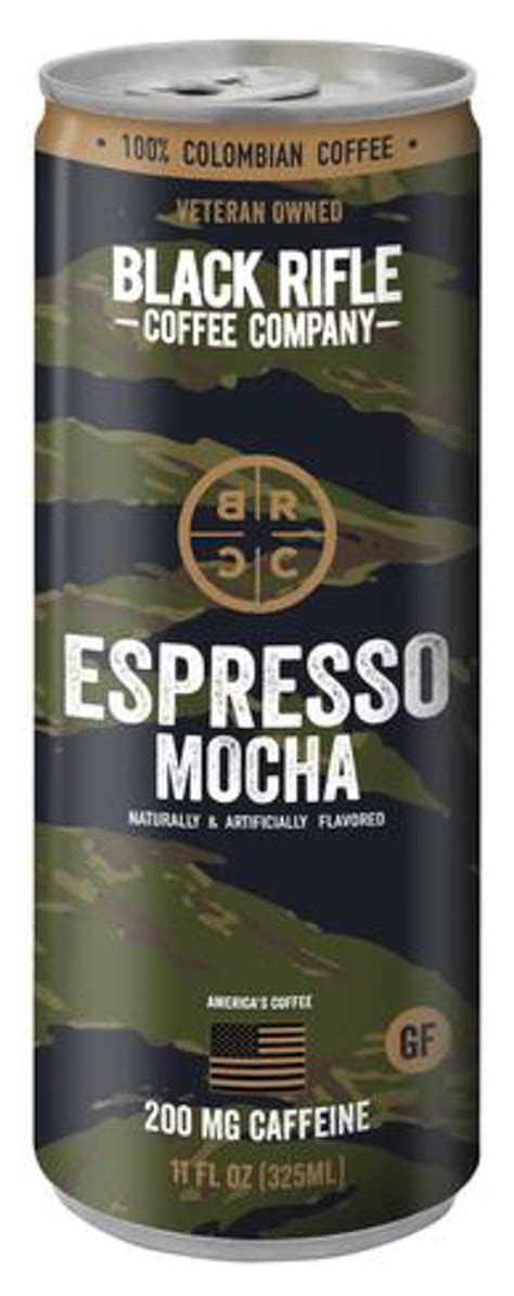 Black Rifle Coffee Ready To Drink Iced Espresso Mocha 11oz Can