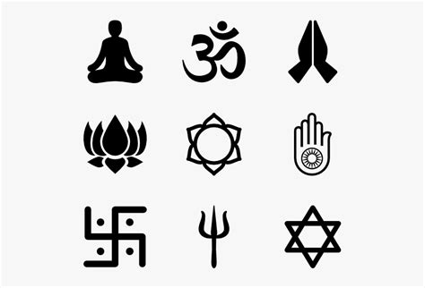 Religious Symbols Png 5 Main Religions Symbols Transparent Png Kindpng