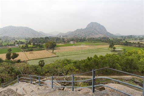 Landscape With Plain Lowland Valley And Moutain Hill Gingee Tamil