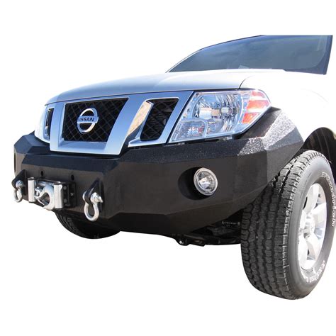 Iron Bull Bumpers® Nissan Frontier 2005 2014 Base Front Winch Black