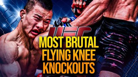 Top Most Brutal Flying Knee Knockouts Youtube