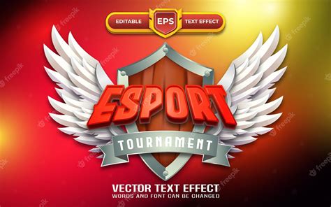 Premium Vector Esport 3d Game Logo With Editable Text Effect