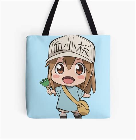 Cells At Work Platelet Tote Bag For Sale By Chibify Redbubble