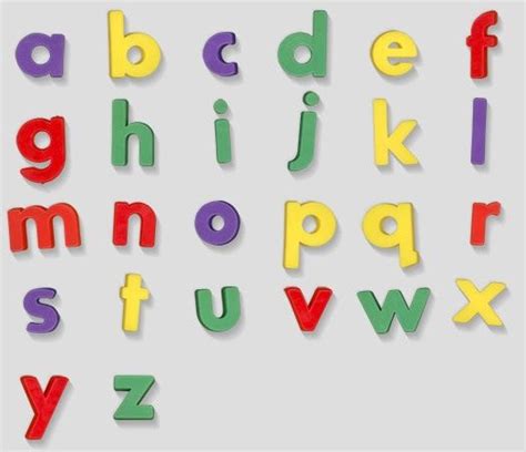 Magnetic Alphabet Lettering Fonts Fridge Magnets Letters