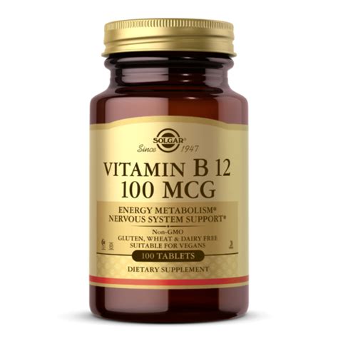 Solgar Vitamin B12 100 Mcg A 100 Apoteka Al Hana