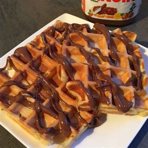 Nutella Waffles Recipe By Anjali Kataria At Betterbutter Recipe In Waffle Recipes