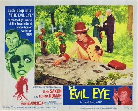 The Evil Eye Original Us Lobby Card 3 Mario Bava John Saxon Giallo Horror Moviemem Original
