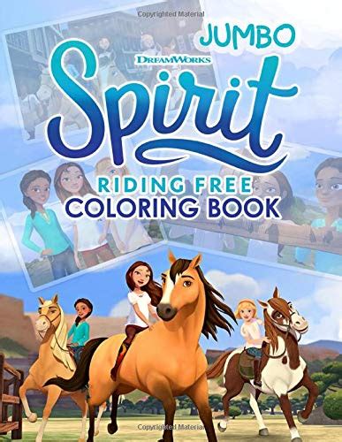 Buy Spirit Riding Free Coloring Book Spirit Riding Free Jumbo Coloring