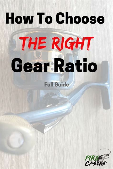 Reel Gear Ratio Chart