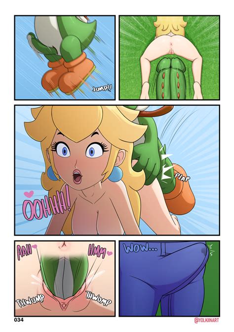 Post 4468636 Princess Peach Super Mario Bros Super Mario Odyssey Yolkiin Yoshi Comic
