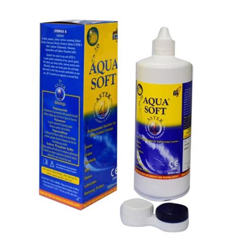 Aqua Soft Multipurpose Solution For Soft Contact Lenses 360ml