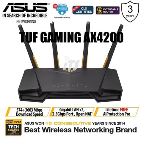 ASUS TUF Gaming AX Dual Band WiFi Gaming Router TUF AX Lazada