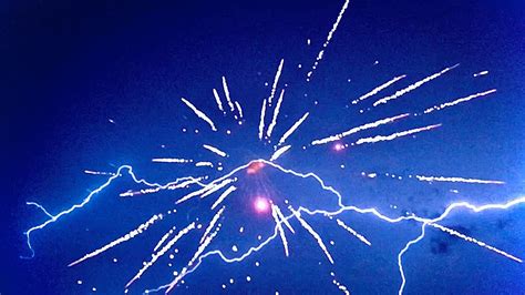 Lighting Fireworks During A Thunder Storm Youtube