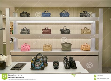 Balenciaga editorial stock image. Image of shopping - 121471604