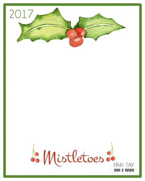 Christmas Mistletoes With Logo Party Like A Cherry