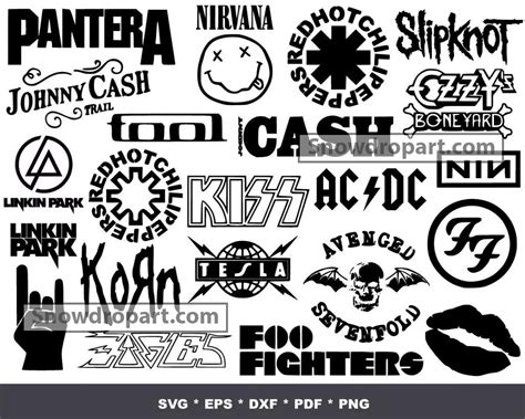 400 Rock Band Logo Svg Bundle Rock Band Svg Black Sabbath Svg