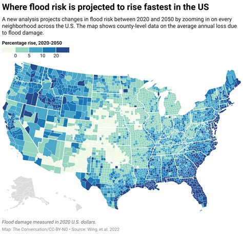 New Flood Maps Show Stark Inequity In Damages Which Are Expected To Rise Over Next Years