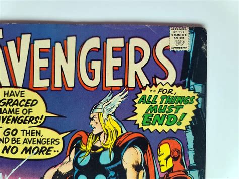 The Avengers 92 1971 Kree Skrull Pt 4 Hand Signed By Sal Buscema
