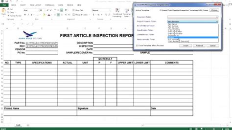 Inspection Report Template Xls 5 Professional Templates