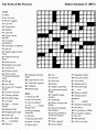 Printable Crosswords And Answers - Printable Crossword Puzzles Online
