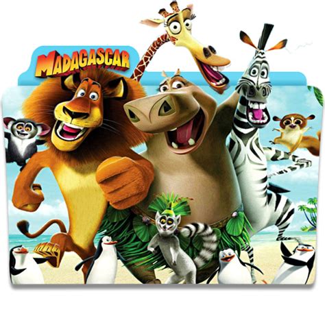 Madagascar Folder Icon Designbust