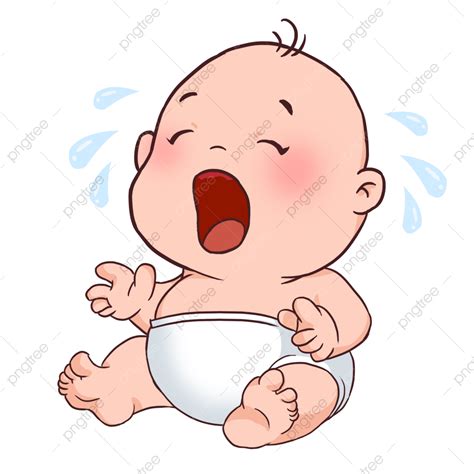 Desenho Animado Bebê Chorando Png Bebê Baby Choro Imagem Png E Psd