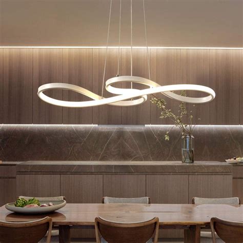 Minimalism Style Acrylic LED Ceiling Light Modern Dimmable Pendant Lamp Chandelier Lighting