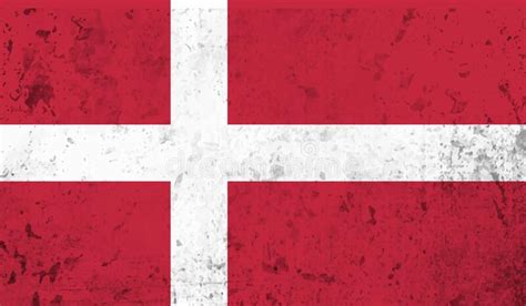 grunge denmark flag denmark flag with waving grunge texture stock vector illustration of