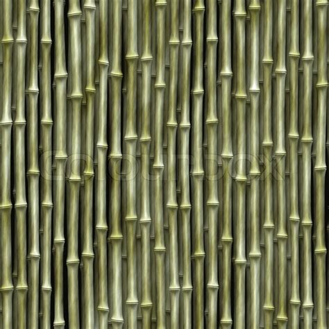 Seamless Bamboo Poles Texture Tiles Stock Image Colourbox