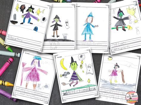 Halloween Witch Directed Drawing Activity For Kindergarten Free