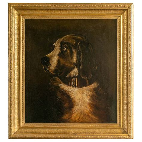 Antique Dog Painting 15 For Sale On 1stdibs