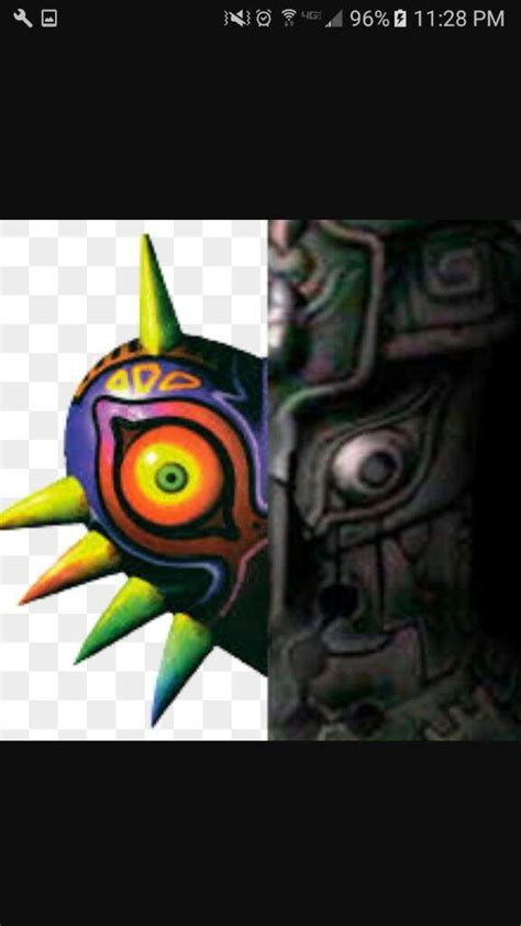 Majoras Mask And Midnas Headpiece Zelda Amino