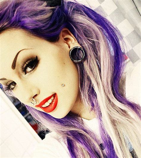 Multicolor 2 Shared By Ceciix On We Heart It Purple Blonde Hair