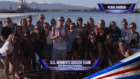 Us Womens Soccer Team Sends Their Well Wishes To The Us Military