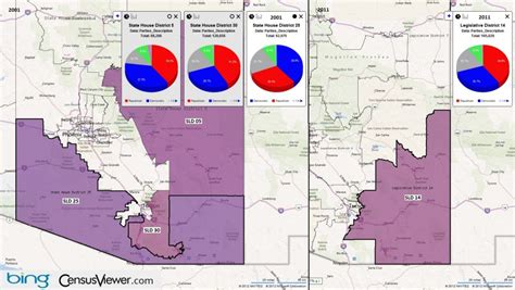 State Legislative Districts In Arizona After The 2010 Census