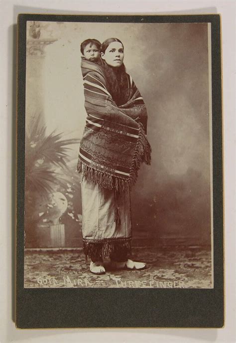 Ca Native American Cheyenne Indian Gertrude Three Fingers Cabinet Card Photo Cheyenne
