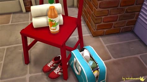 Gym Accessory Bag Deco At In A Bad Romance Sims 4 Updates