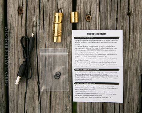 Ultratac K18 Mini Brass Keychain Flashlight Review Zeroair Reviews