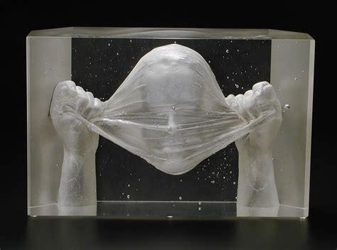 John Littleton Kate Vogel Artists To Know A Veil Cast Glass 11⅜ H X 17¼ W X 5½ D Art Of