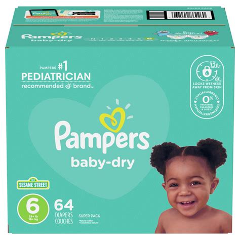 Save On Pampers Baby Dry Size 6 Diapers 35 Lbs Order Online Delivery