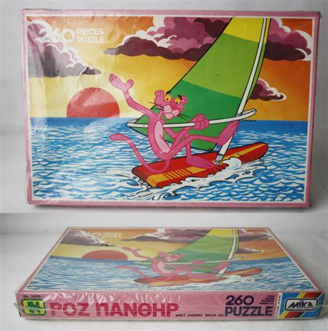Wind Surfing Pink Panther Mika 260 Piece Puzzle The Pink Panther