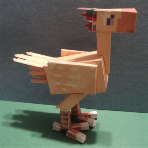 Papercraft Chocobo Chococraft Minecraft Mobs Minecraft Projects