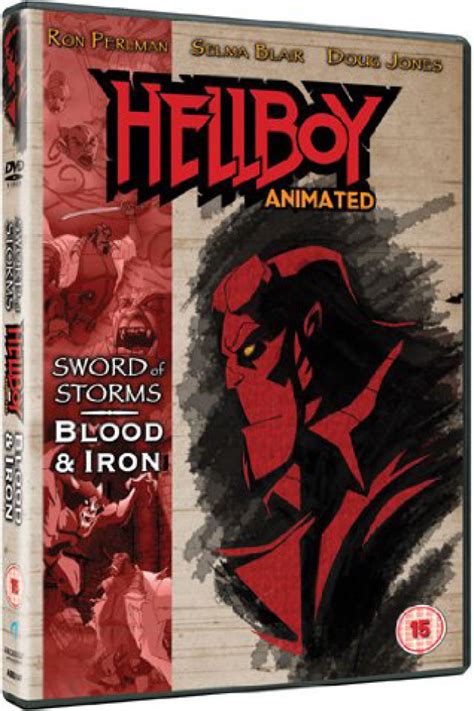 Hellboy Animated Sword Of Storms Blood And Iron Double Dvd Zavvi