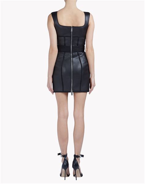 Dsquared Cyclone Leather Dress Dresses For Women Official Store