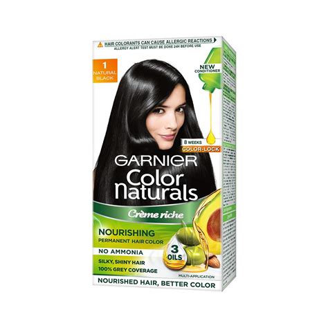 Garnier Color Naturals Crème Hair Color 1 Natural Black Harish Food Zone
