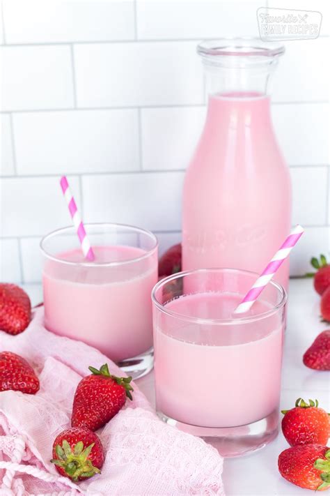 Strawberry Milk Recipe