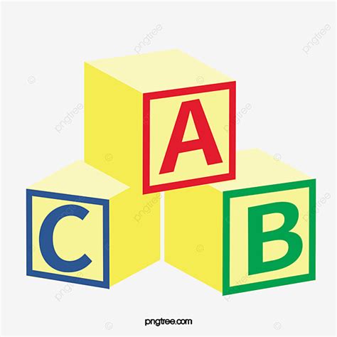Abc Building Blocks Clipart Transparent PNG Hd Abc Alphabet Blocks Alphabet Clipart Rubiks