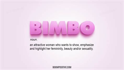 Bimbo Meaning Definition And Modern Bimbofication Boom Positive