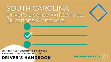 South Carolina Dmv Written Test Questions And Answers For Real The Sc